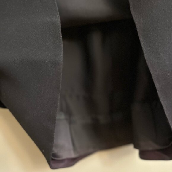 Andrea A. 1960’s Vintage Tiered Black Satin Ribbon Sleeveless Dress - Picture 8 of 12